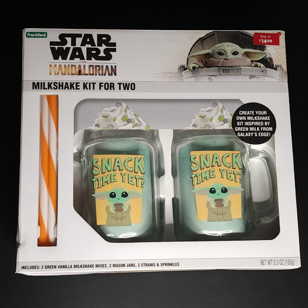 Star Wars Mandalorian Green Milkshake Kit